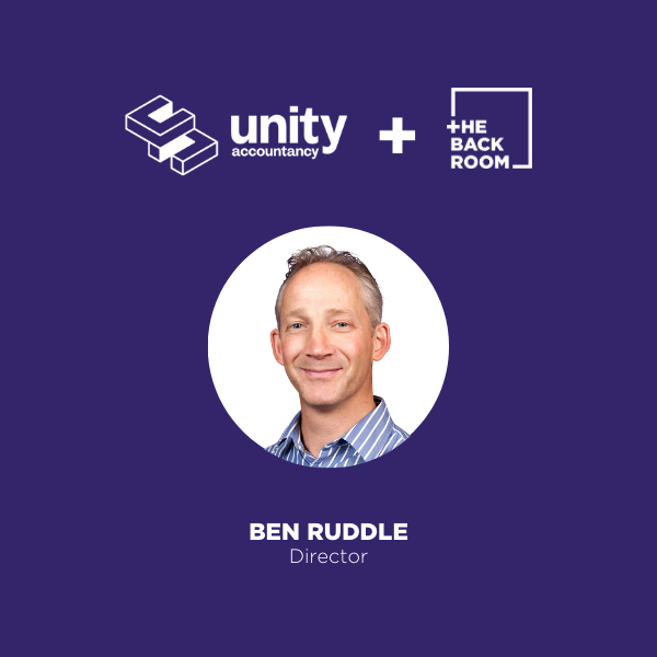 Ben Ruddle, Director of Unity Accountancy, whose business process optimization strategy is supported by The Back Room's offshoring expertise.