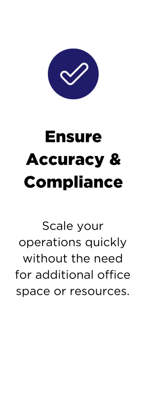 Ensure accuracy Ensure accuracy